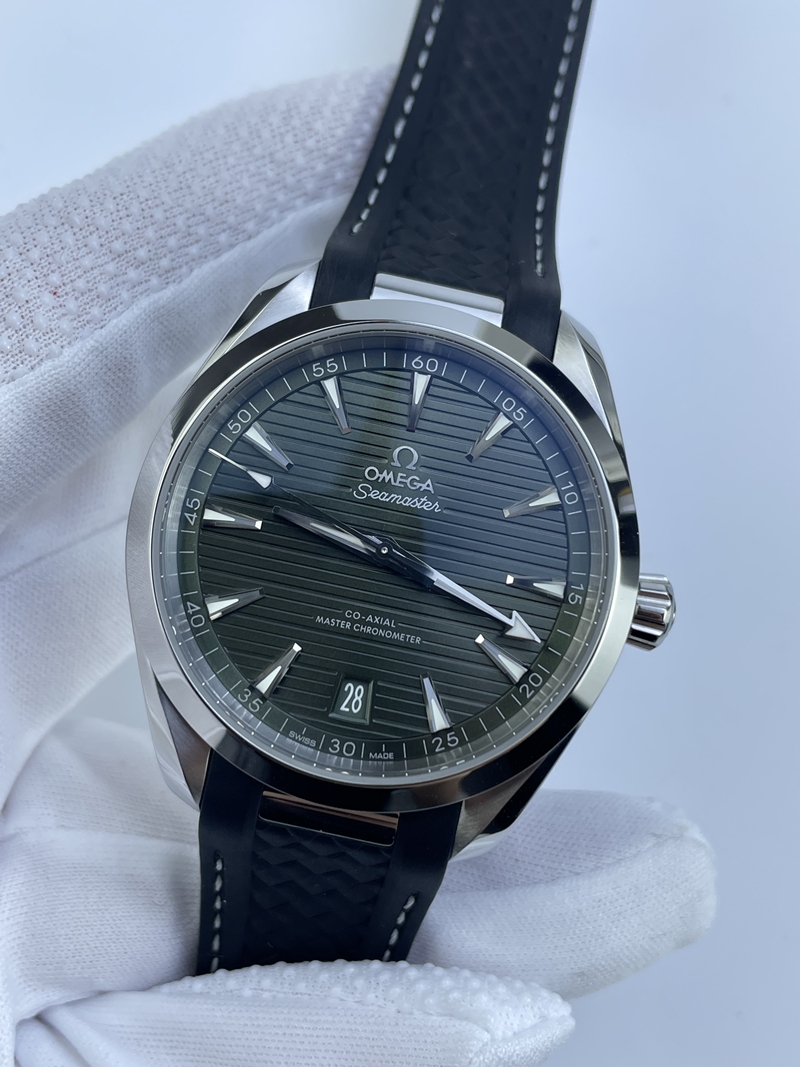 (준비완료/특급배송 할인판매)NO.3309/VS공장 오메가 아쿠아테라 그린 러버