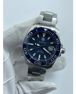 (준비완료/특급배송)NO.3576/신공장 태그호이어 칼리버5 아쿠아레이서 300M 블루 41MM