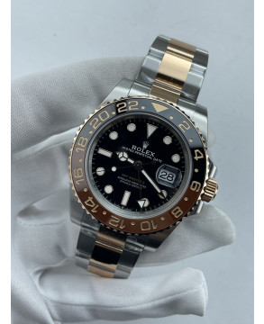 (준비완료/특급배송)NO.3637/VS공장 롤렉스 지엠티마스터2 텅스텐 로즈골드콤비 블랙